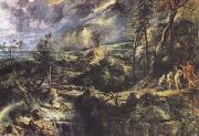 Peter Paul Rubens Stormy Landscape with Philemon und Baucis(mk08) china oil painting reproduction